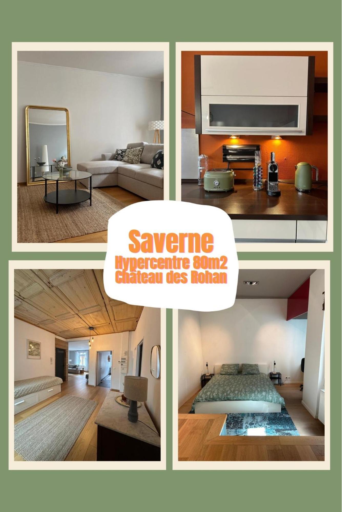 Hypercentre 80M2, A Deux Pas Du Chateau Des Rohan Saverne Exterior photo